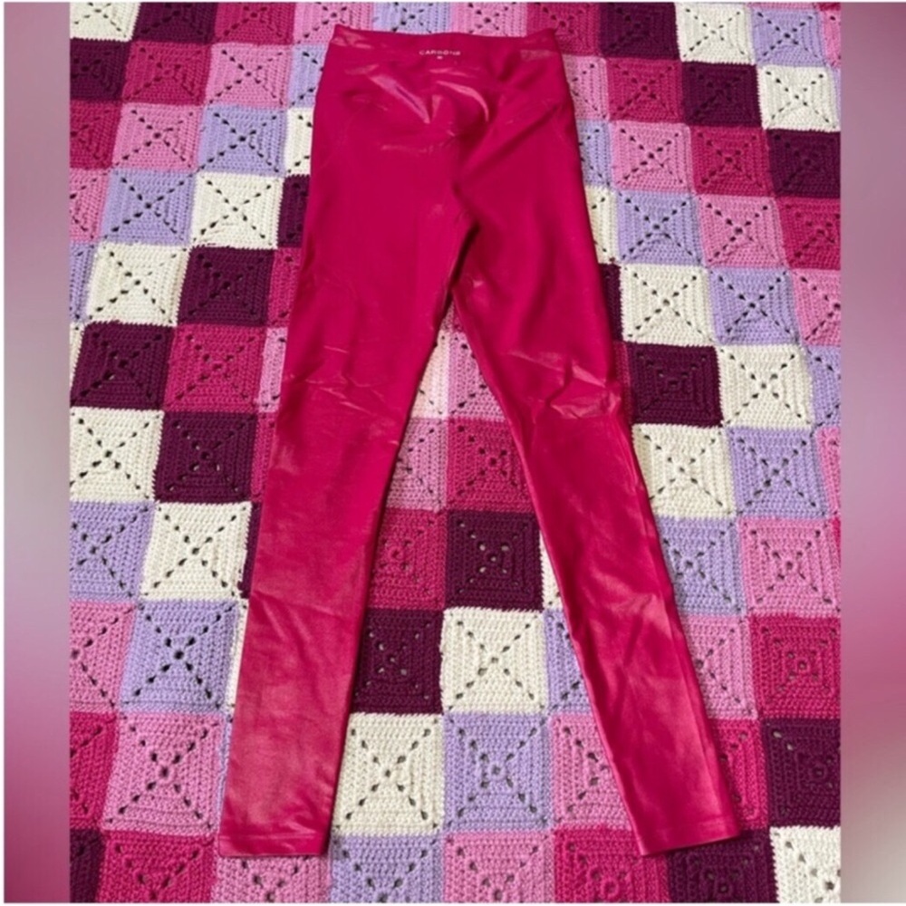 Carbon38 Pink Shimmer Leggings XS - Picture 2 of 5